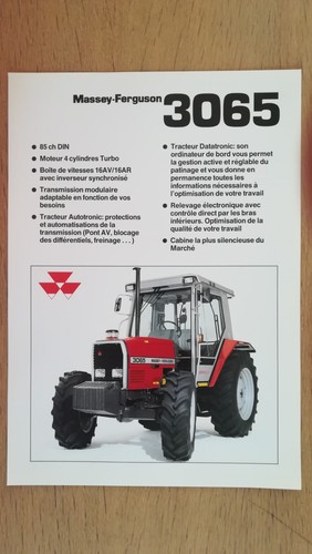 Brochure tracteur massey - brochure,