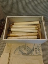 LOT DE 10 CANONS BOUGIES/TOLE