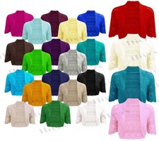 Femmes Tricot Crochet Boléro