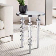 FineBuy Table d'appoint Métal