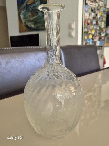 Ancienne carafe verre - carafe, en