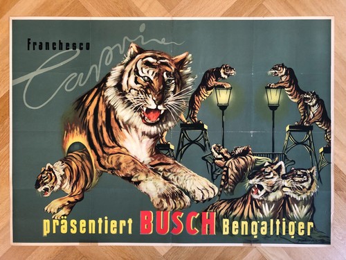 Affiche circus busch - circus,
