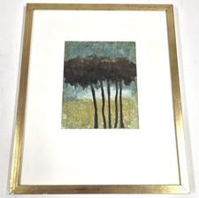 Oeuvre D'Art Gouache Vintage