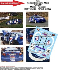 DECALS 1/18 REF 0435 RENAULT