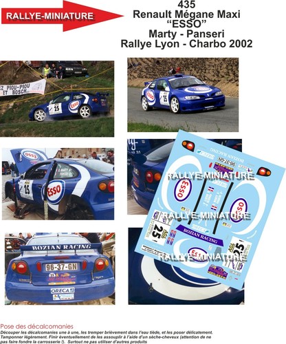 Decals ref 0435 renault - 0435,