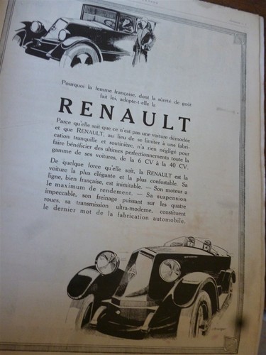 Renault cv automobile - 6,