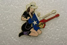 Hard Rock Cafe Houston 2003 17th Anniversary Server w/Double-Neck Guitar #20808