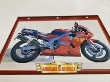 Kawasaki ZX-6R Ninja 1996 600 fiche carte moto passion collection Atlas