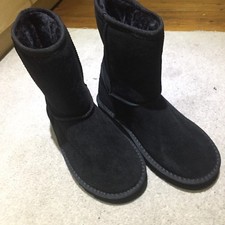 Bottes chaudes hiver en daim