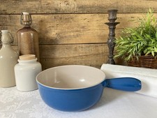 825⚜️ Ancien Caquelon Poêlon Casserole Bleu Le Creuset 22 Made In France Vintage