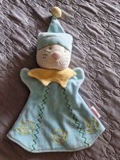 Doudou Marionnette Chat Bleu