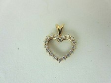 Nouveau Pendentif En Cœur En