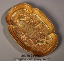 4.8" Old Chinese Copper 24k