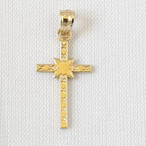 Véritable pendentif croix - véritable,