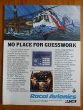 10/1983 PUB RACAL AVIONICS R-NAV WESTLAND 30 HELICOPTER OFFSHORE OIL ORIGINAL AD