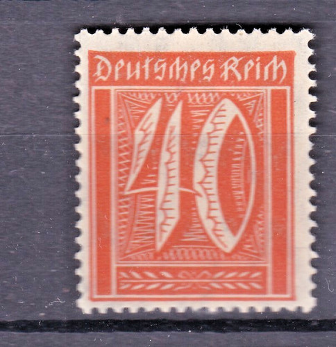 Timbre 1921 allemagne - timbre, 1921-22