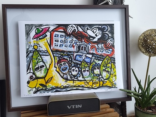 Tirage art signé jardin - tirage, –
