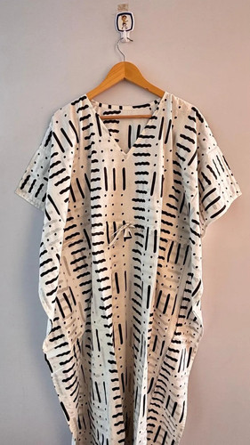 Robe maxi kaftan - maxi, coton