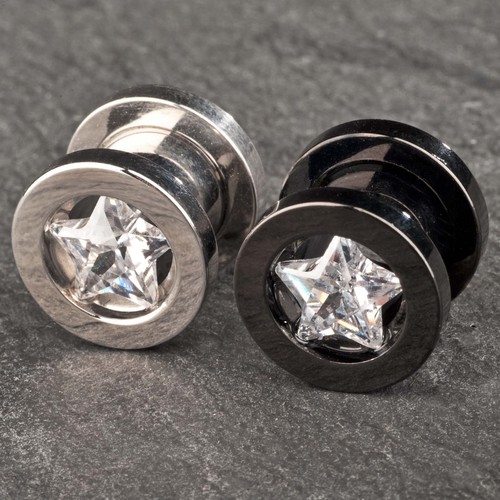 12mm flesh plug acier tunnel - 5-12mm,