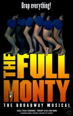 The full monty broadway poster - monty,