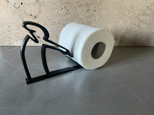 Porte papier toilette design - toilette,