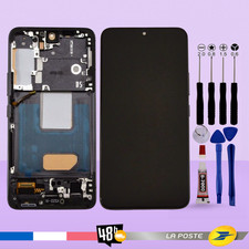 Ecran Pour Samsung galaxy S22 S901B Châssis Noir  S901B LCD
