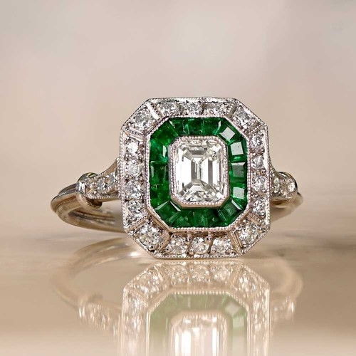Bague fiançailles style - de,
