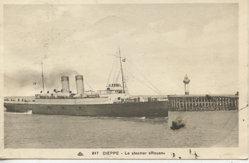 Carte postale dieppe le - /,