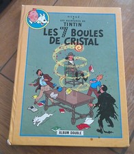 vintage bd double album  LES AVENTURES DE TINTIN  an 1988