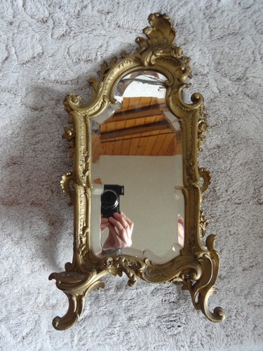 Petit miroir ancien régule - petit,
