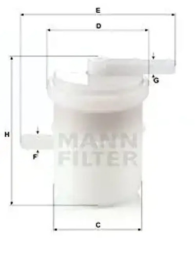 Filtre carburant - à,