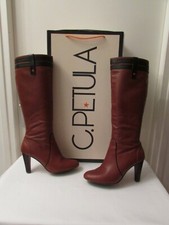 bottes c.petula cuir fauve pointure 38,5