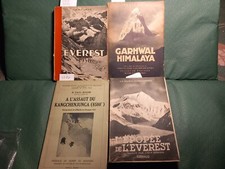 Montagne- Alpinisme:, 4 livres,1930-40-50
