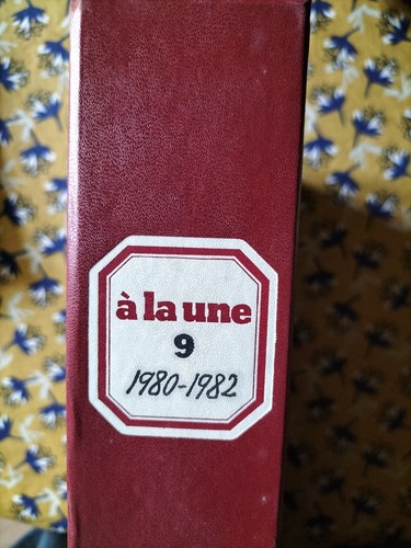 Classeur une années - la,