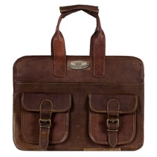 Femme Cuir Vintage Ordinateur