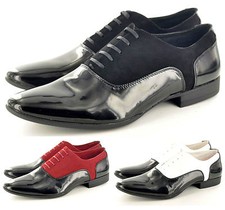 Hommes Smart Faux Daim & Verni