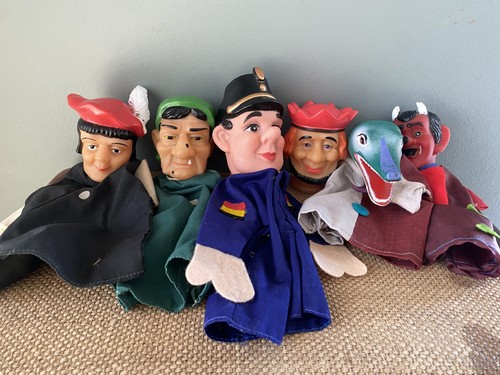 Lot marionnettes à main - lot, 6