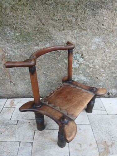 Art africain chaise ethnie - art,