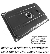 RESERVOIR GROUPE ÉLECTROGÈNE MERCURE MC2700 450027 mecafer 15 litres