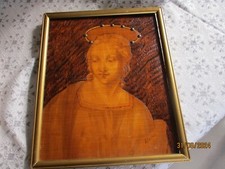 tableau sous cadre pyrogravure