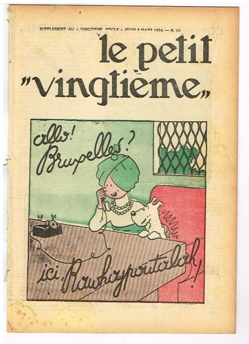 Petit vingtième xxème 1934 - vingtième/xxème,