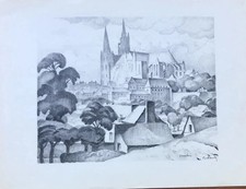 GRAVURE  CATHEDRALE DE