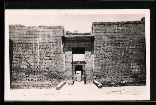 Cpa luxor medinet - luxor,, habu