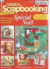 CREATION SCRAPBOOKING N°13 SPECIAL NOEL :  DECOS, ALBUM EN BOIS, TRIPTYQUE...