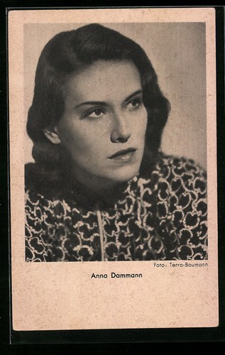 Carte postale actrice - postale, de