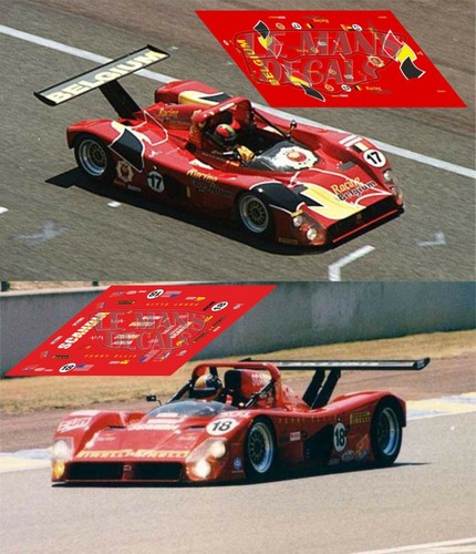 Décals ferrari 333sp mans - décals, le