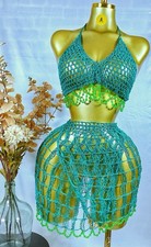 Handmade Turquoise Crochet