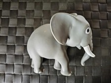 Jeu jouet figurine animal éléphant gris - 12 x 13 cm - Altaya