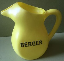 PICHET POT A EAU BERGER anisette MADE IN FRANCE MODELE DE BISTROT EN PLASTIQUE