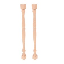 Lot de 2 balustres en bois